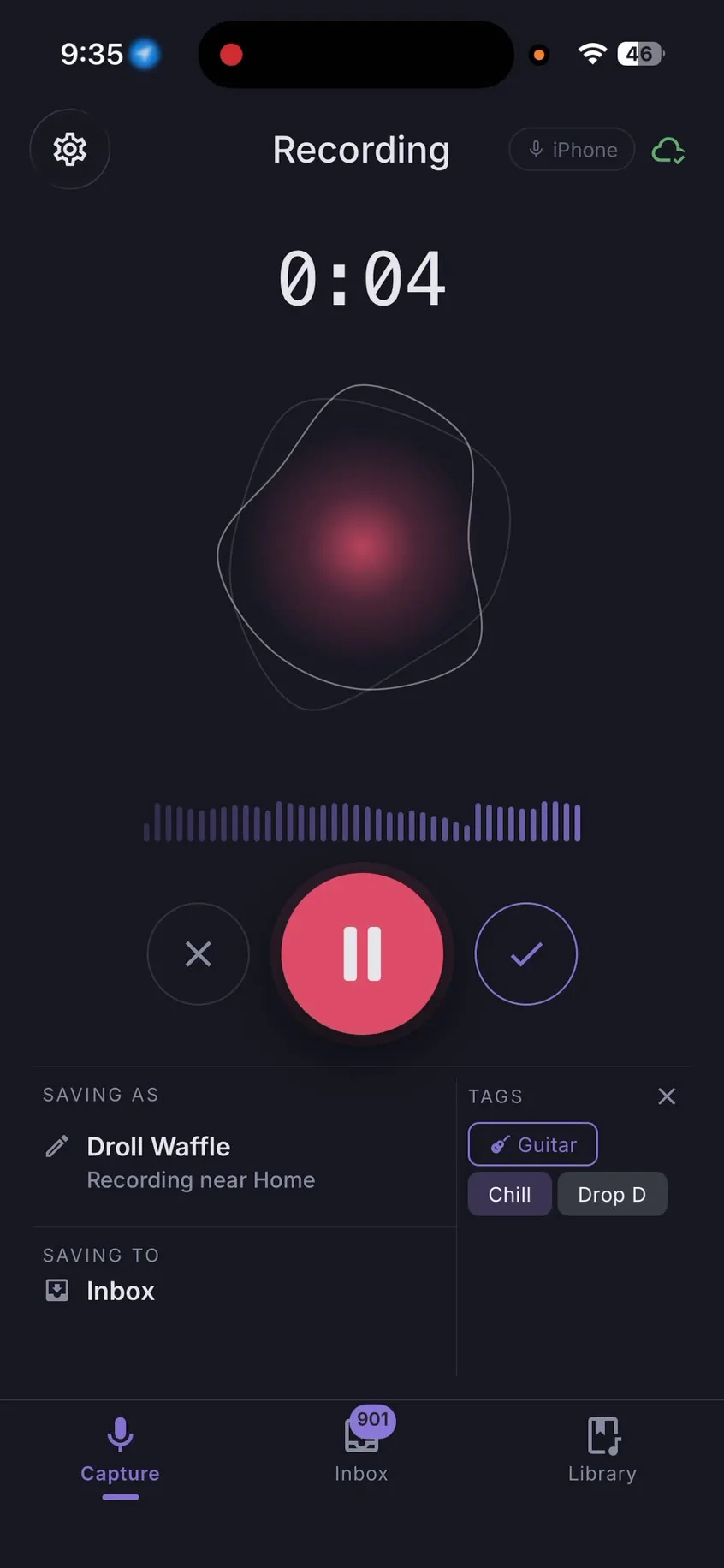Capture screen, mid-recording